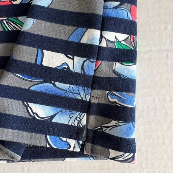 rafaella LP striped floral boat neck top - Picture 7 of 10